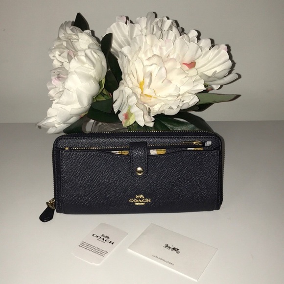 Coach Handbags - Sale!! Coach wallet- midnight blue